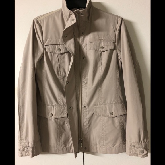 GEOX RESPIRA Jacket size 4 🦋WINDBREAKER Made in ITALY Women’s classic - Picture 5 of 15